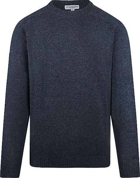McGregor Pullover Lammwolle Melange Navy - Größe L günstig online kaufen