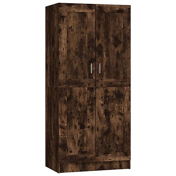 furnicato Kleiderschrank Räuchereiche 82,5x51,5x180 cm Holzwerkstoff (1-St) günstig online kaufen