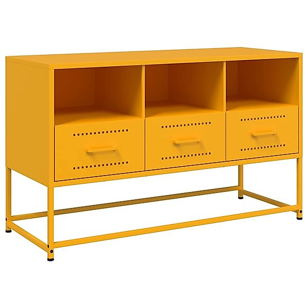 vidaXL TV-Schrank Senfgelb 100,5x39x60,5 cm Stahl 846545 günstig online kaufen