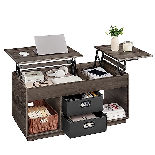 VASAGLE Couchtisch, Wohnzimmertisch, multifunktionaler Esstisch, viel günstig online kaufen