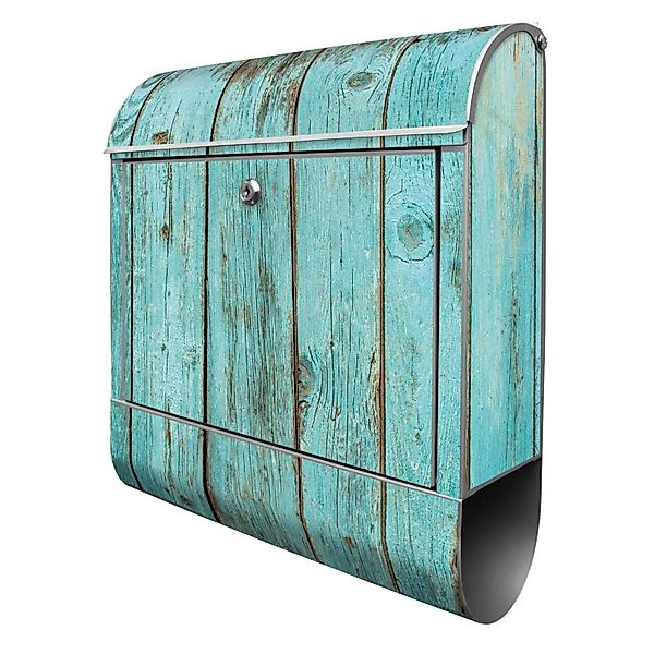 Banjado Design Briefkasten Silber Pulverbeschichtet 39x47x14cm 2 Schlüssel günstig online kaufen