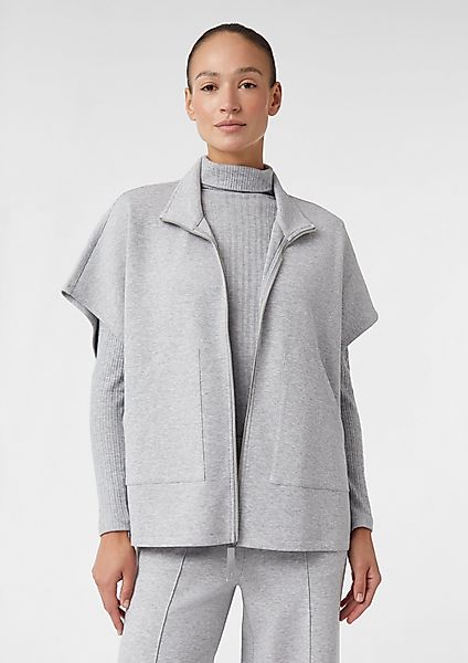 comma casual identity Kurzarmshirt Oversized Sweatshirt-Cape günstig online kaufen