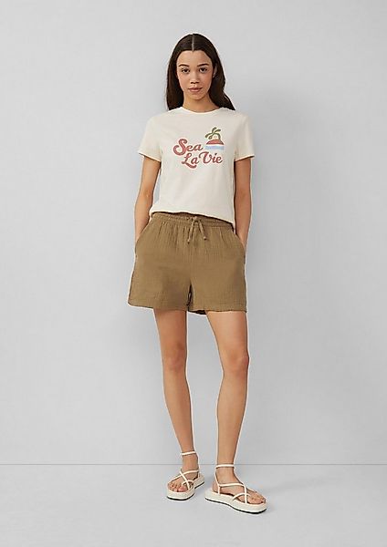 QS Shorts Hose Shorts aus Musselin günstig online kaufen