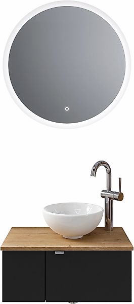 Saphir Badmöbel-Set "Serie 6915" 4 Stk. tlg. Gäste-Bad, 70 cm breit, mit LE günstig online kaufen