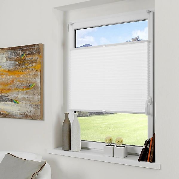 Good Life Plissee "Ada" Lichtschutz ohne Bohren verspannt Lichtschutz günstig online kaufen