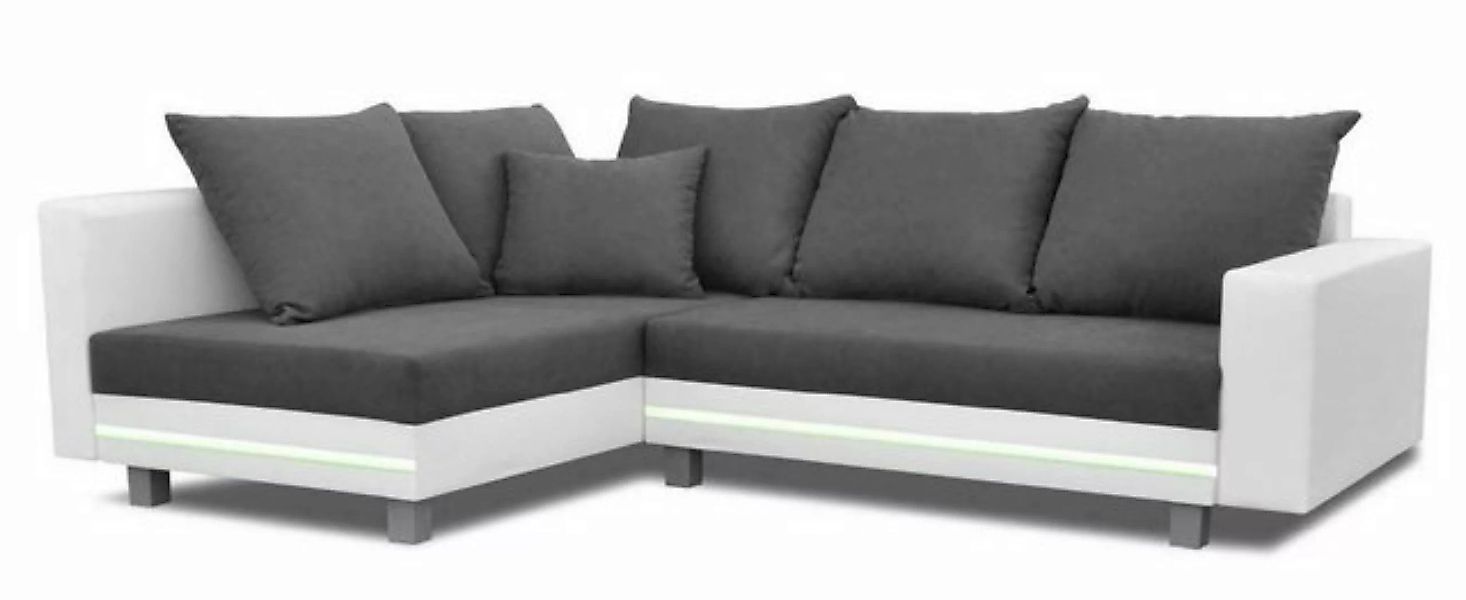 JVmoebel Sofa Weiße Luxus L-Form Couch Wohnladschaft Sofa Textilmöbel Neu, günstig online kaufen