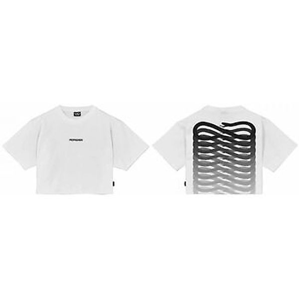 Propaganda  T-Shirt PRTS812-02 CROP T-SHIRT-RIBS WOMAN WHITE günstig online kaufen