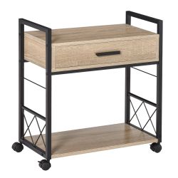 HOMCOM Beistelltisch Kaffeetisch mit Schublade (Servierwagen, günstig online kaufen