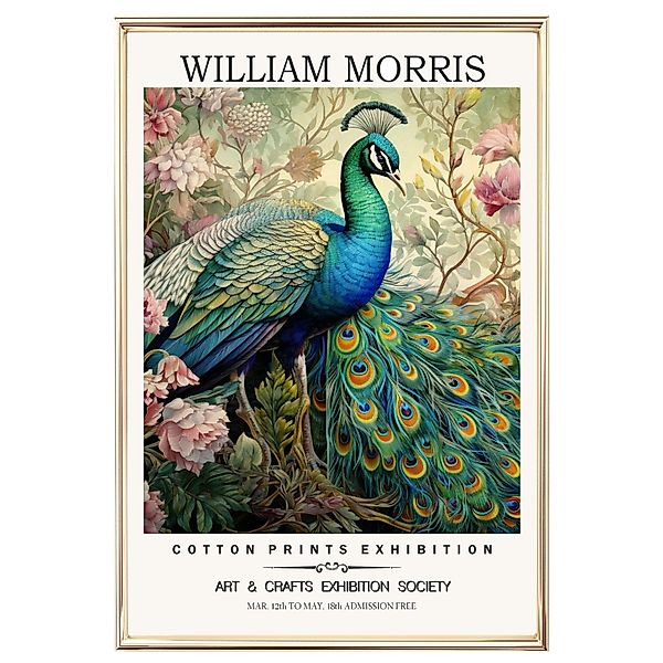 homestyle-accessoires Poster Bild Wandbild Kunstdruck WILLIAM günstig online kaufen