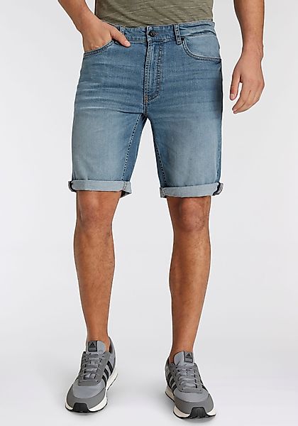 H.I.S Jeansshorts DEYO gerader Schnitt, Used-Waschung, günstig online kaufen