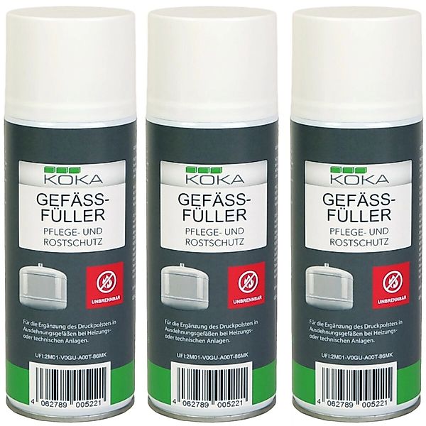KOKA 3x Gefäßfüller Unbrennbar 400ml günstig online kaufen