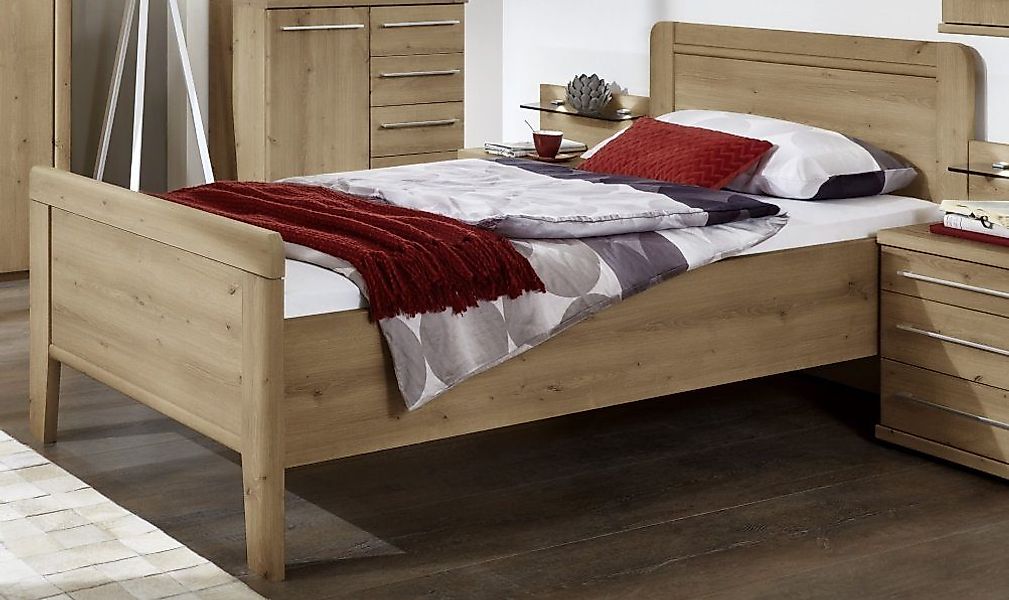bv-vertrieb Bettgestell Seniorenbett Eiche bianco Komfortbett günstig online kaufen