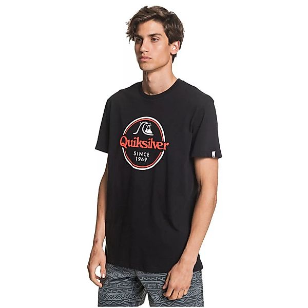 Quiksilver Words Remain Kurzärmeliges T-shirt S Black günstig online kaufen