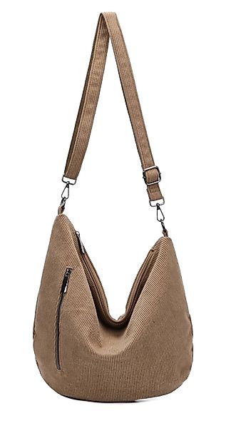 ITALYSHOP24 Schultertasche Damen Halbmond Tasche aus günstig online kaufen