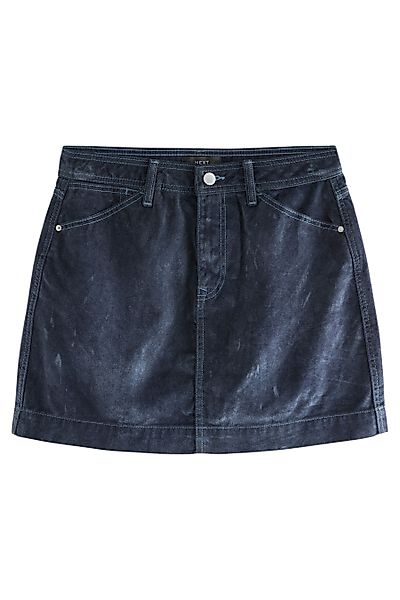 Next Minirock Beflockter Denim-Minirock (1-tlg) günstig online kaufen