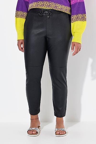 Angel of Style Schlupfhose Lederoptik-Hose Elastikbund günstig online kaufen