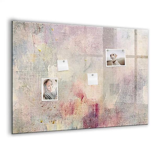 Tulup Glasmagnettafel Beschreibbar Gemalte Abstraktion 100x70 cm Magnettafe günstig online kaufen