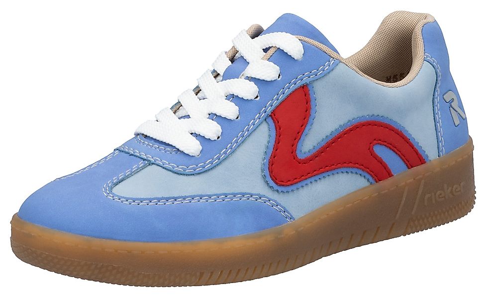 RIEKER Sport Plateausneaker, Freizeitschuh, Halbschuh, Schnürschuh günstig online kaufen