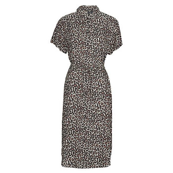Vero Moda Shirtkleid Leichtes Kurzärmliges Basic Midi VMBUMPY (lang) VMBUMP günstig online kaufen