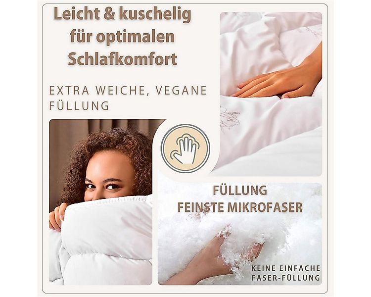 SEI Design Microfaserbettdecke SWAN Sommer Bettdecke 135x200 cm Mikrofaser günstig online kaufen