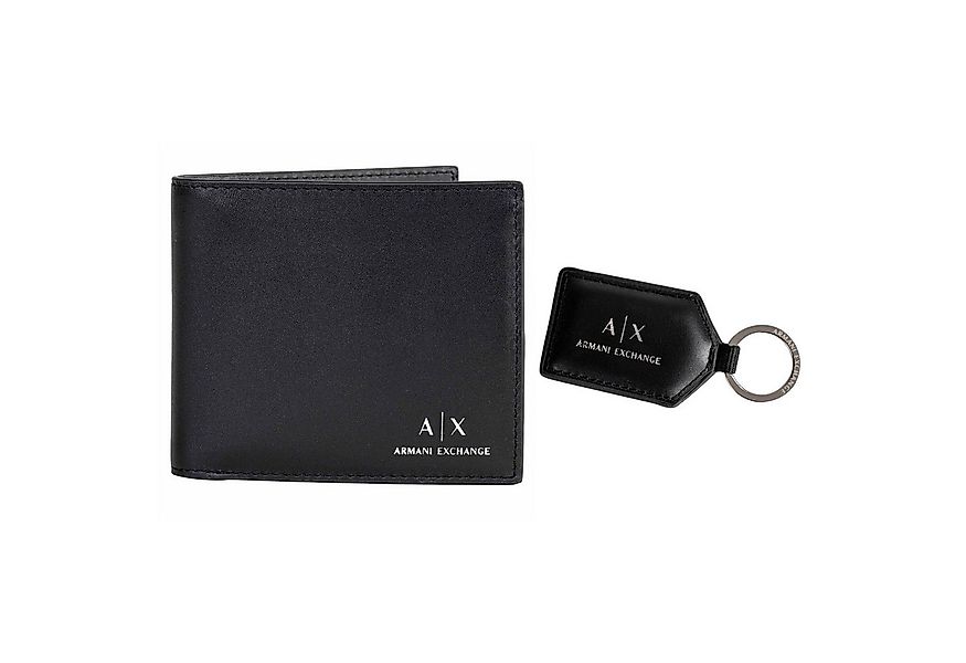 ARMANI EXCHANGE Geldbörse Herren Geldbörse Leder Plain Leather Gift Set günstig online kaufen