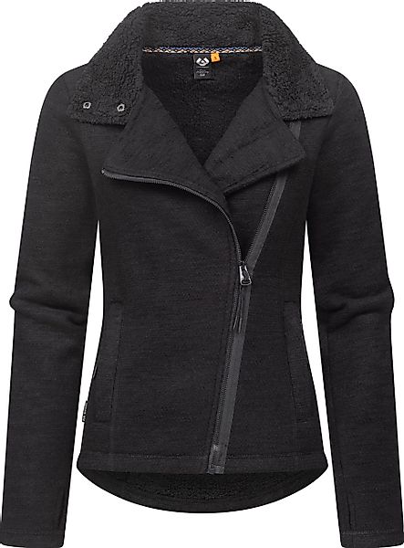 Ragwear Strickfleecejacke "Saskie Melange", ohne Kapuze, Grob gestrickte Da günstig online kaufen