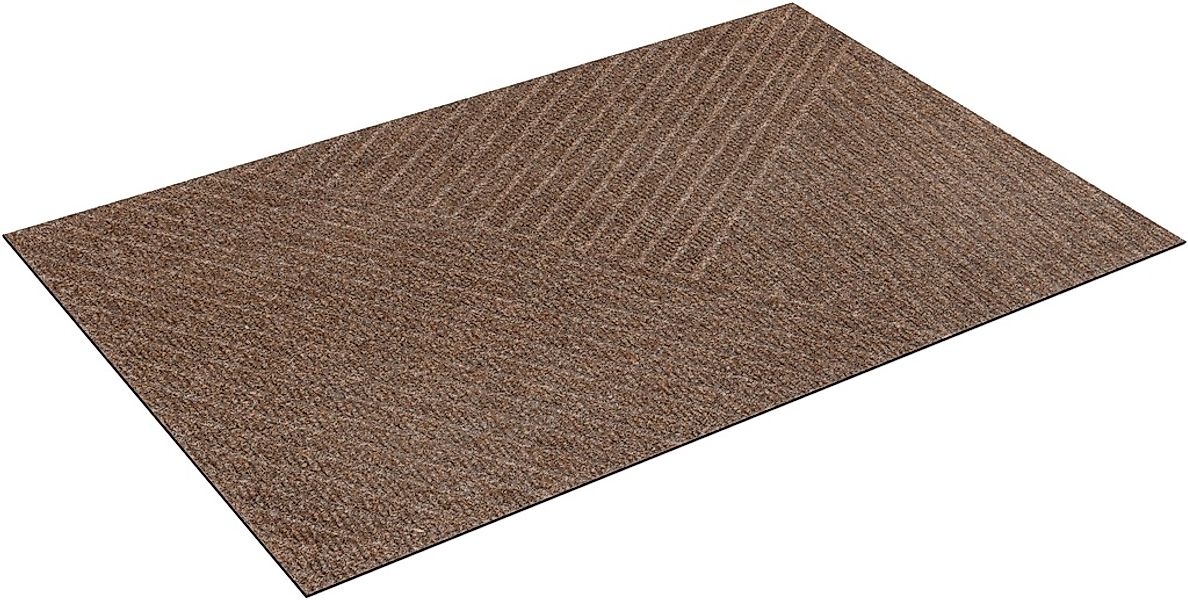 wash+dry by Kleen-Tex Fußmatte »DUNE Stripes taupe«, rechteckig, 8 mm Höhe günstig online kaufen