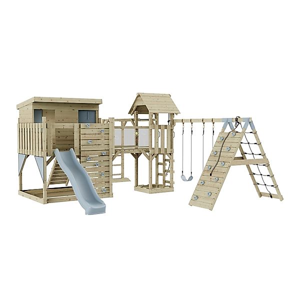 OutdoorToys Spielturm Malin mit Kinderschaukel Eisblau günstig online kaufen