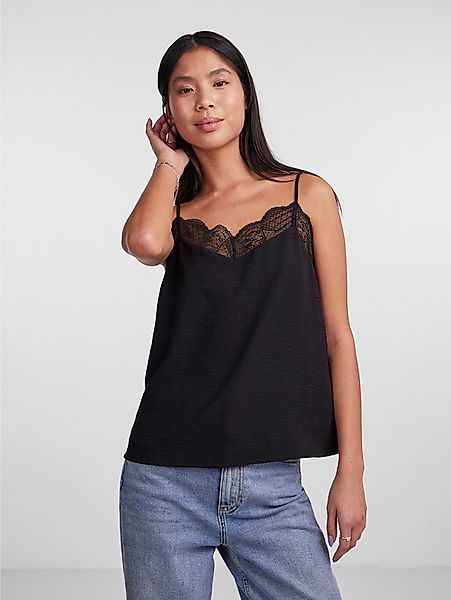 pieces Trägertop PCTIFFANY STRAP LACE TOP WVN NOOS BC Kunstfaser, regular f günstig online kaufen
