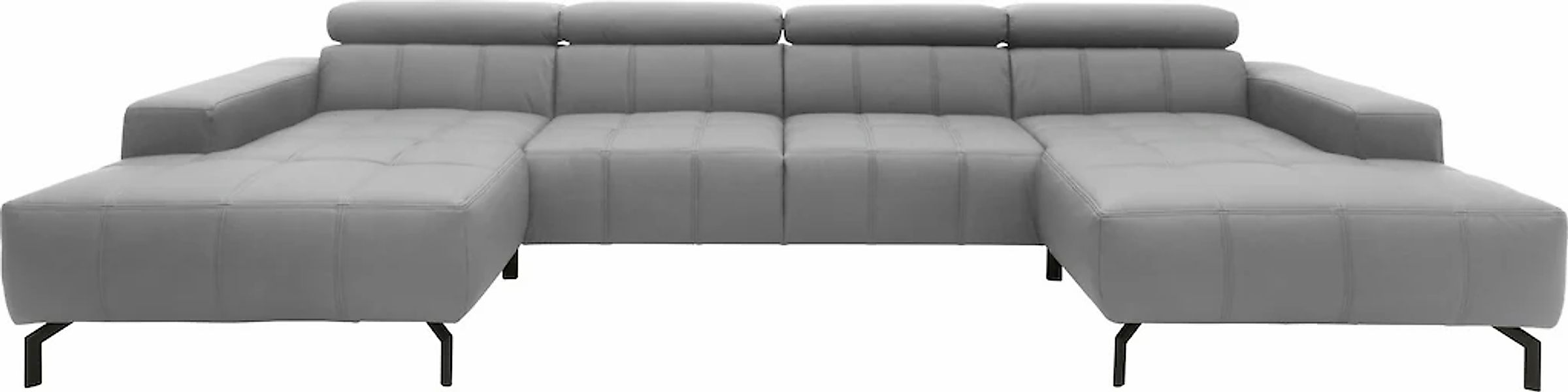 DOMO collection Wohnlandschaft "Cunelli tolle Sitznähte als Designelement, günstig online kaufen