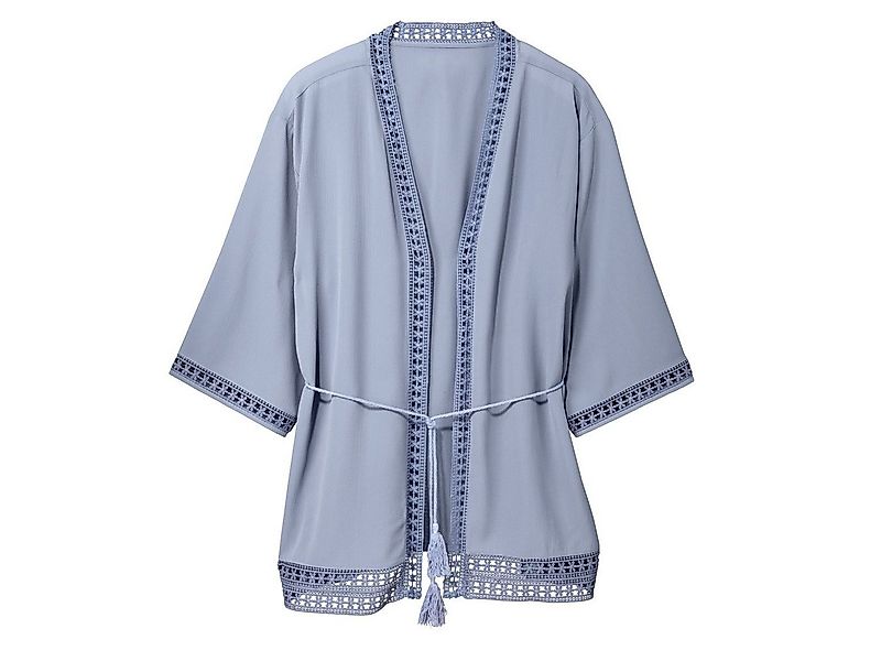 esmara Kimono Kimono kurzarm Sommer Oberteil, Polyester, Kordel, Crepe-Qual günstig online kaufen