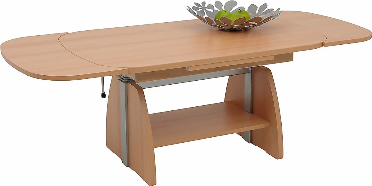 HELA Couchtisch "Fabian" mit Funktion, ausziehbar und höhenverstellbar günstig online kaufen