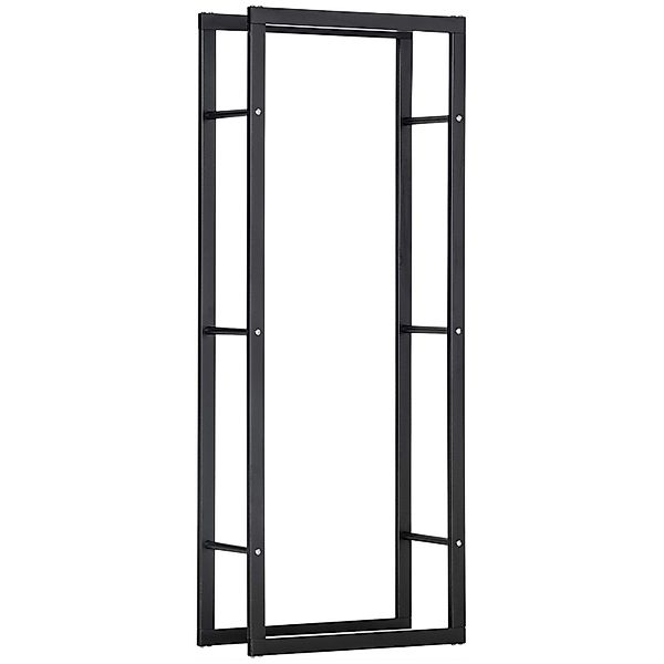 HOMCOM Kaminholzregal Feuerholzregal Kaminholzablage, BxTxH:60x25x150 cm, günstig online kaufen