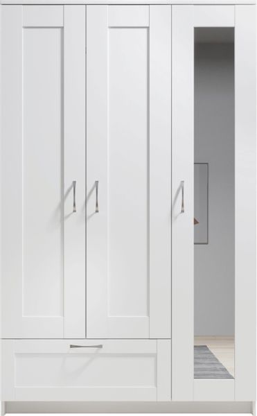 Schlafkontor Drehtürenschrank "Lepini, Kleiderschrank mit Spiegel und Schub günstig online kaufen