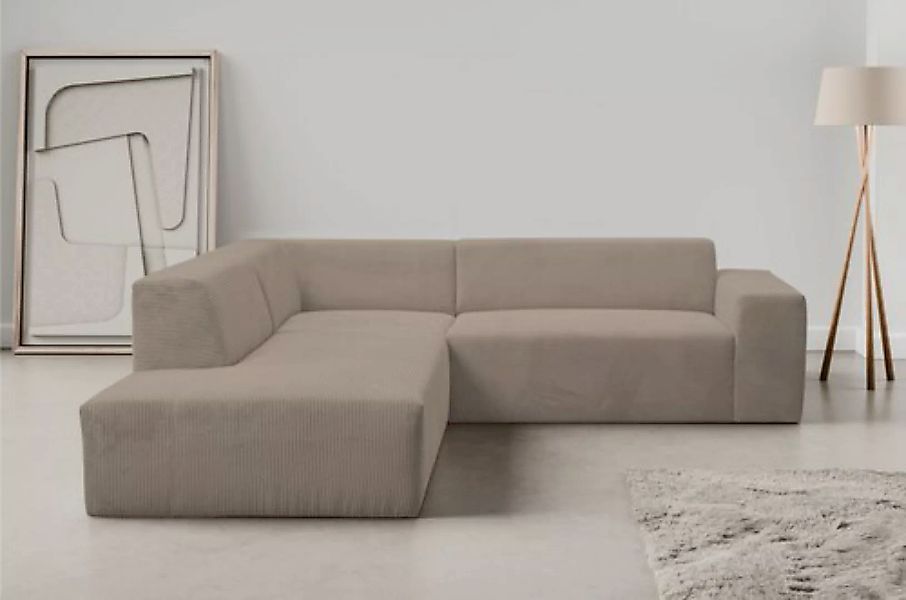 WERK2 Ecksofa Zeus-M, Curvy Trend Garnitur mit urbaner Optik günstig online kaufen