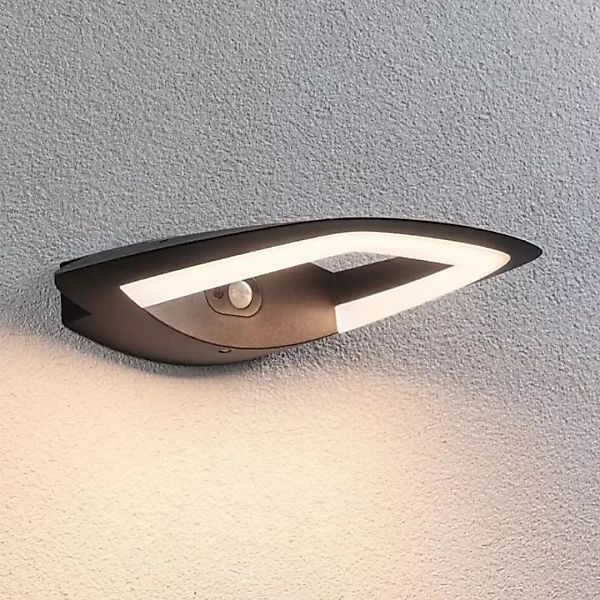 Paulmann LED Außen-Wandleuchte "Outdoor 230V Akena PIR anthrazit", 1 flammi günstig online kaufen
