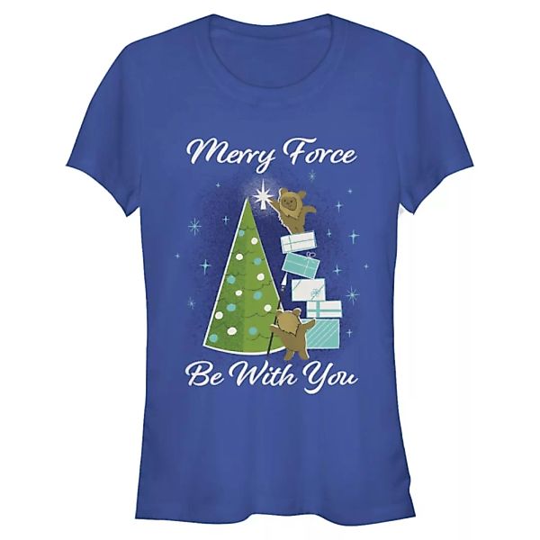 Star Wars - Ewoks Merry - Weihnachten - Frauen T-Shirt günstig online kaufen