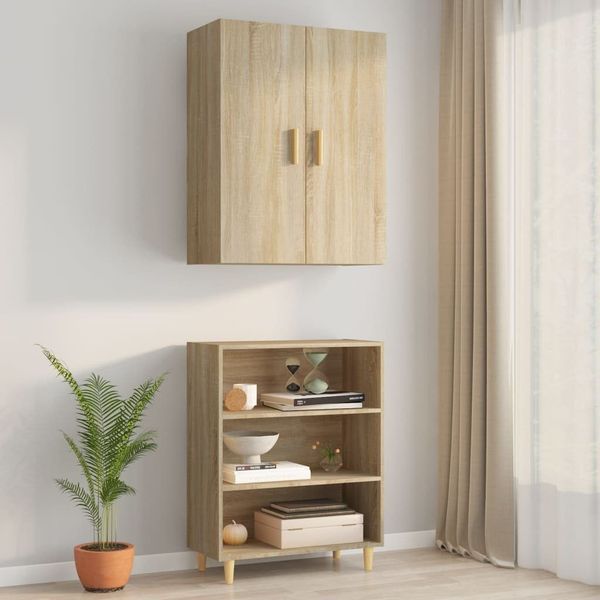 vidaXL Hängeschrank Hängeschrank Sonoma-Eiche 69,5x34x90 cm günstig online kaufen