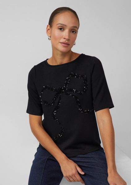 s.Oliver Kurzarmshirt T-Shirt Viskose-T-Shirt im Relaxed günstig online kaufen