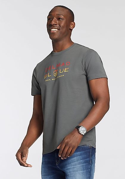 DELMAO T-Shirt Kurzarm, bedruckt, Rundhals, aus günstig online kaufen
