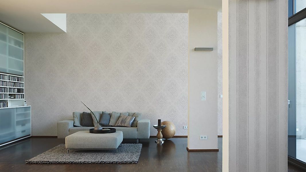 living walls Vliestapete »Tapete mit Ornamenten barock«, metallic-matt-glän günstig online kaufen