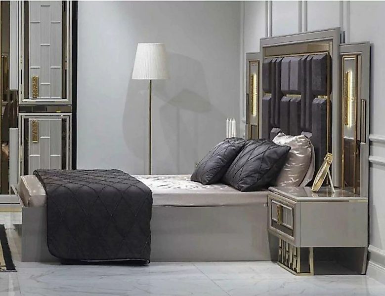 JVmoebel Bett Betten Schlafzimmer Luxus Design Polster Bett Designer Möbel günstig online kaufen