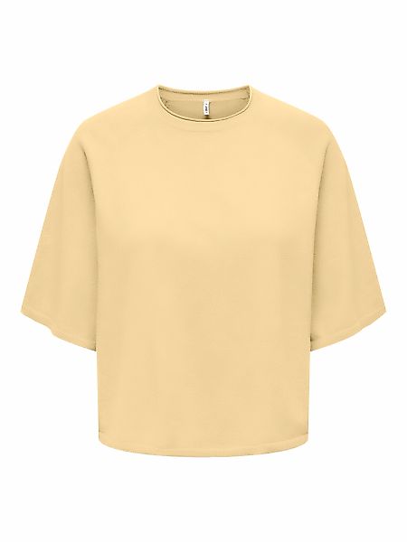 ONLY Rundhalspullover "ONLLOYAL 2/4 O-NECK KNT NOOS" mit Halbarm günstig online kaufen