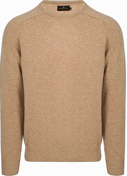 Steppin' Out Pullover Lammwolle Beige - Größe M günstig online kaufen