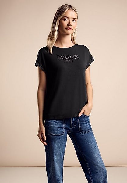 STREET ONE Shirttop LTD QR mit Schriftzug günstig online kaufen