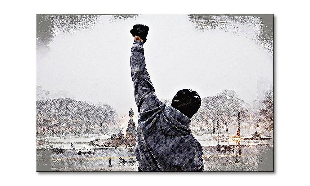 WandbilderXXL Leinwandbild Rocky Moment, (1 St), Wandbild,in 6 Größen erhäl günstig online kaufen