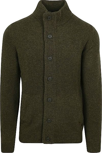 Barbour Zip Pull Lambswool Dunkelgrün - Größe L günstig online kaufen