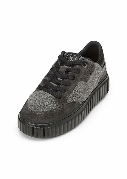 Marc OPolo Sneaker "aus Veloursleder und Teddyfell" günstig online kaufen
