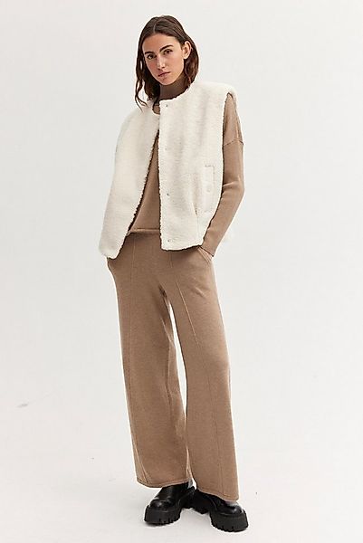 THE FASHION PEOPLE Fellweste mit Flausch günstig online kaufen