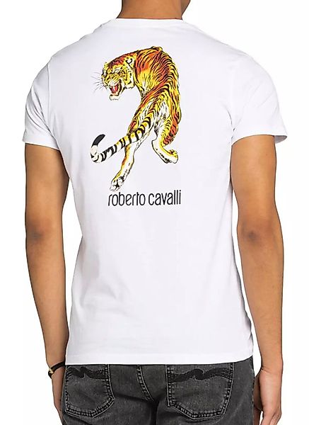 roberto cavalli T-Shirt Firenze Tiger Logo günstig online kaufen